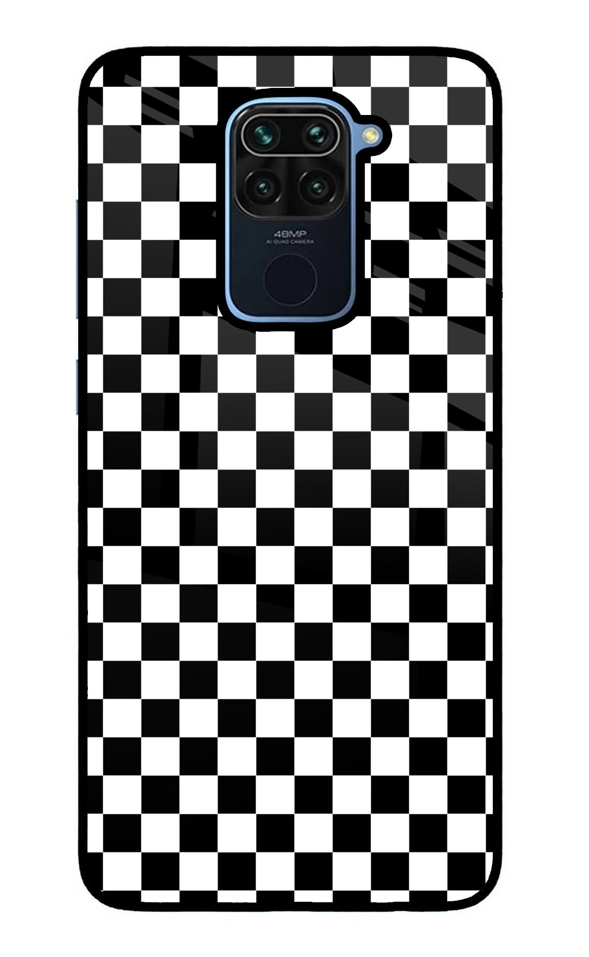 Chess Board Redmi Note 9 Glass Case