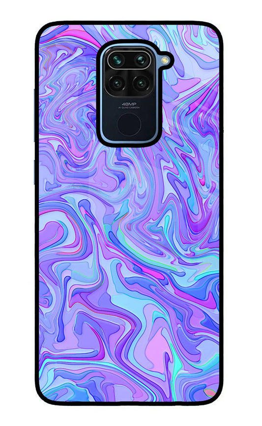 Glitter Redmi Note 9 Glass Case