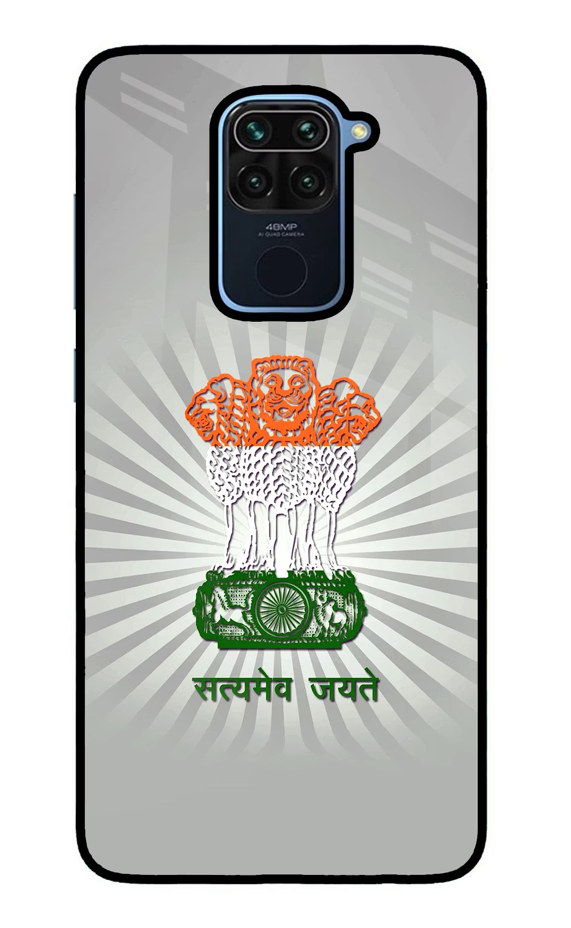 Satyamev Jayate Art Redmi Note 9 Glass Case