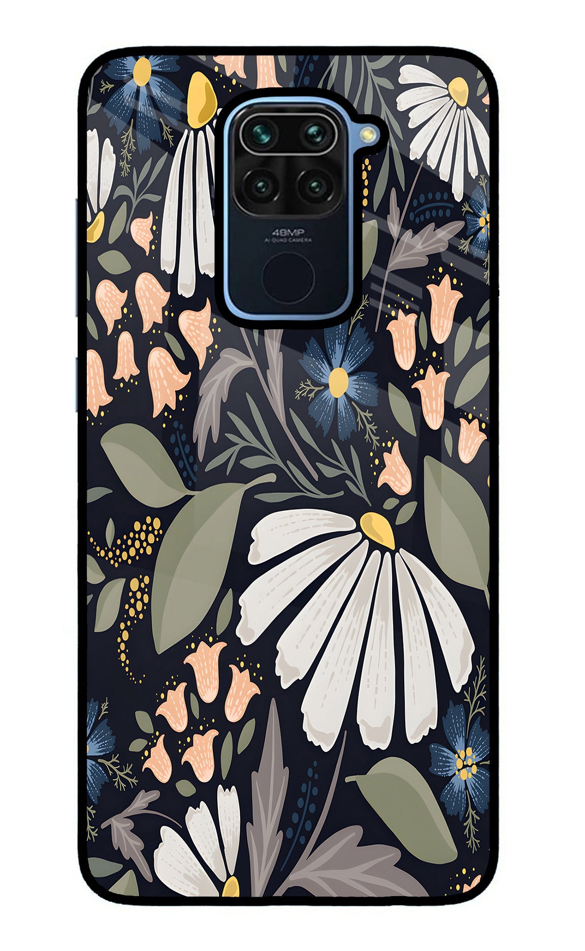 Flowers Art Redmi Note 9 Back Cover