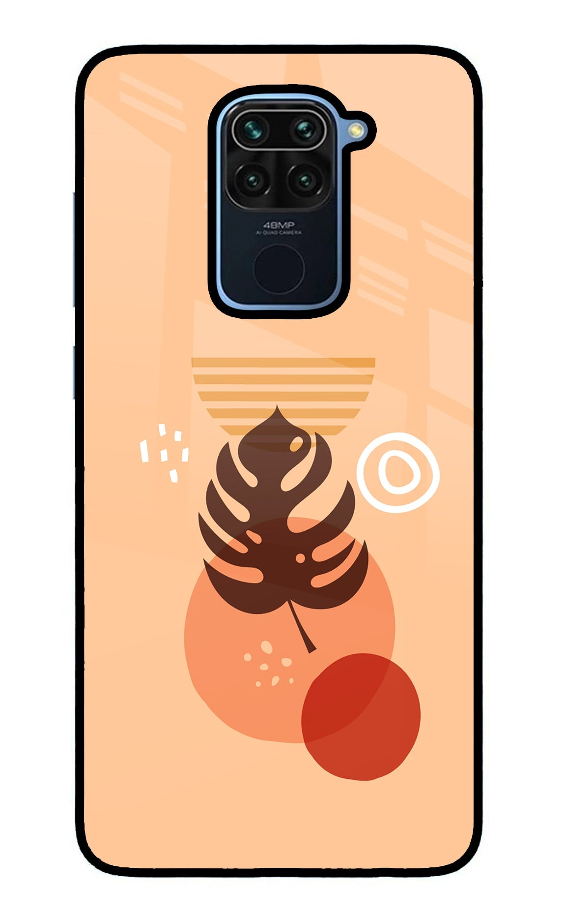 Boho Art Redmi Note 9 Glass Case