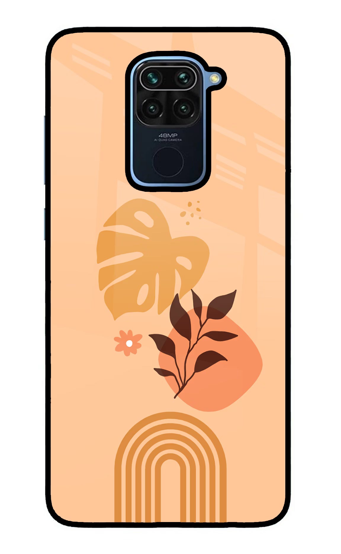 Bohemian Art Redmi Note 9 Glass Case Back Cover by Casekaro
