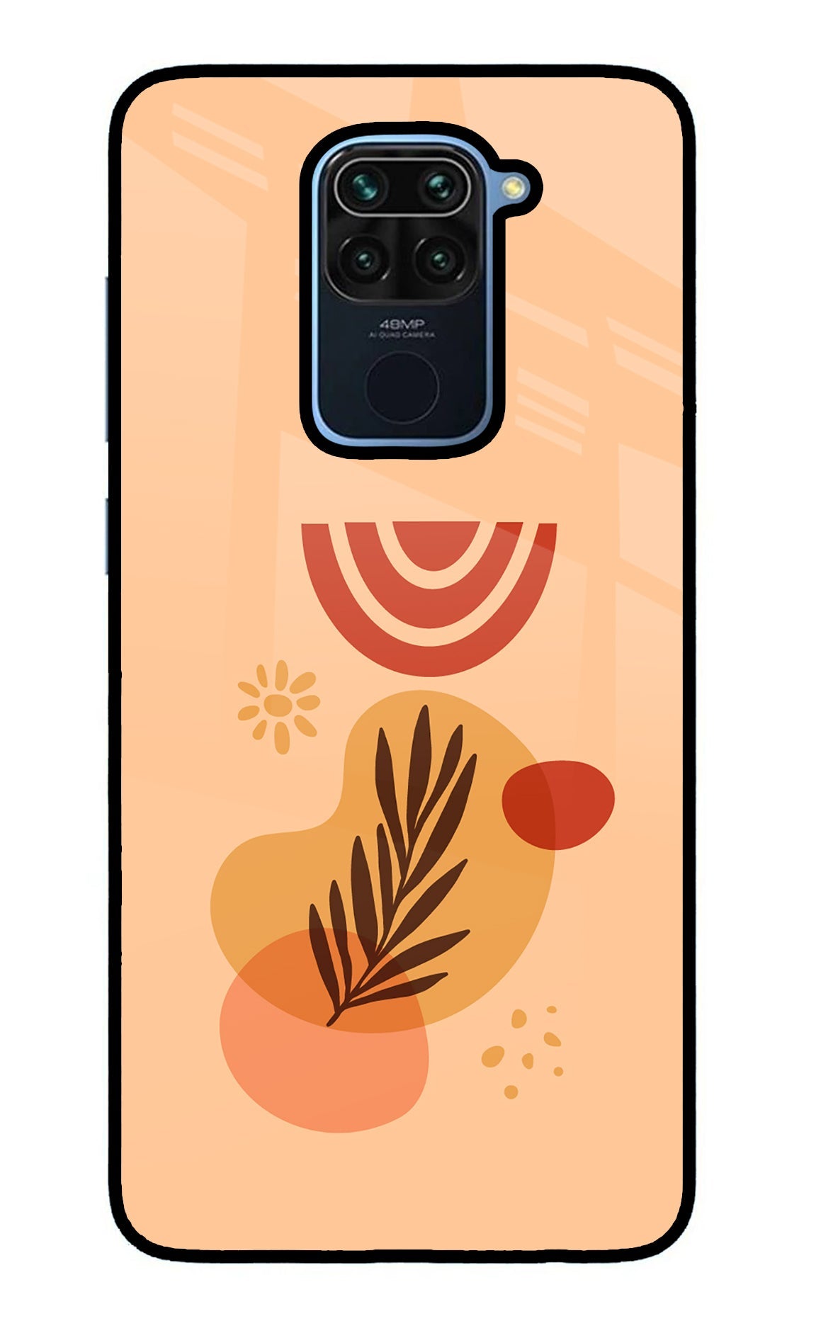 Bohemian Style Redmi Note 9 Glass Case