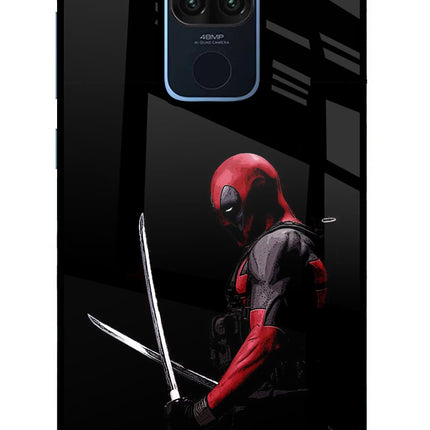 Deadpool Redmi Note 9 Glass Case