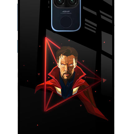 Doctor Ordinary Redmi Note 9 Glass Case Back Cover by Casekaro