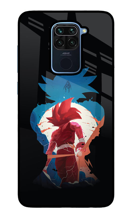 Goku Redmi Note 9 Glass Case