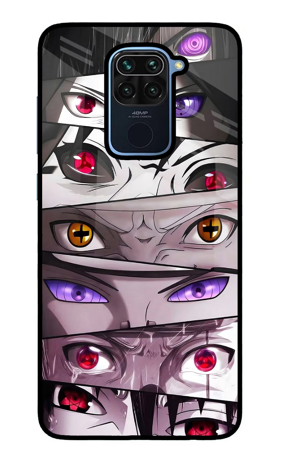 Naruto Anime Redmi Note 9 Glass Case Back Cover by Casekaro