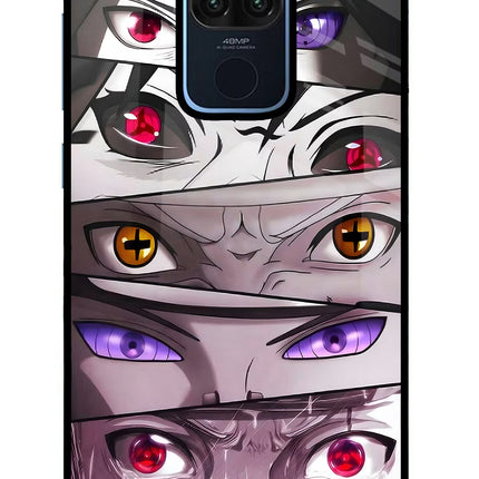 Naruto Anime Redmi Note 9 Glass Case