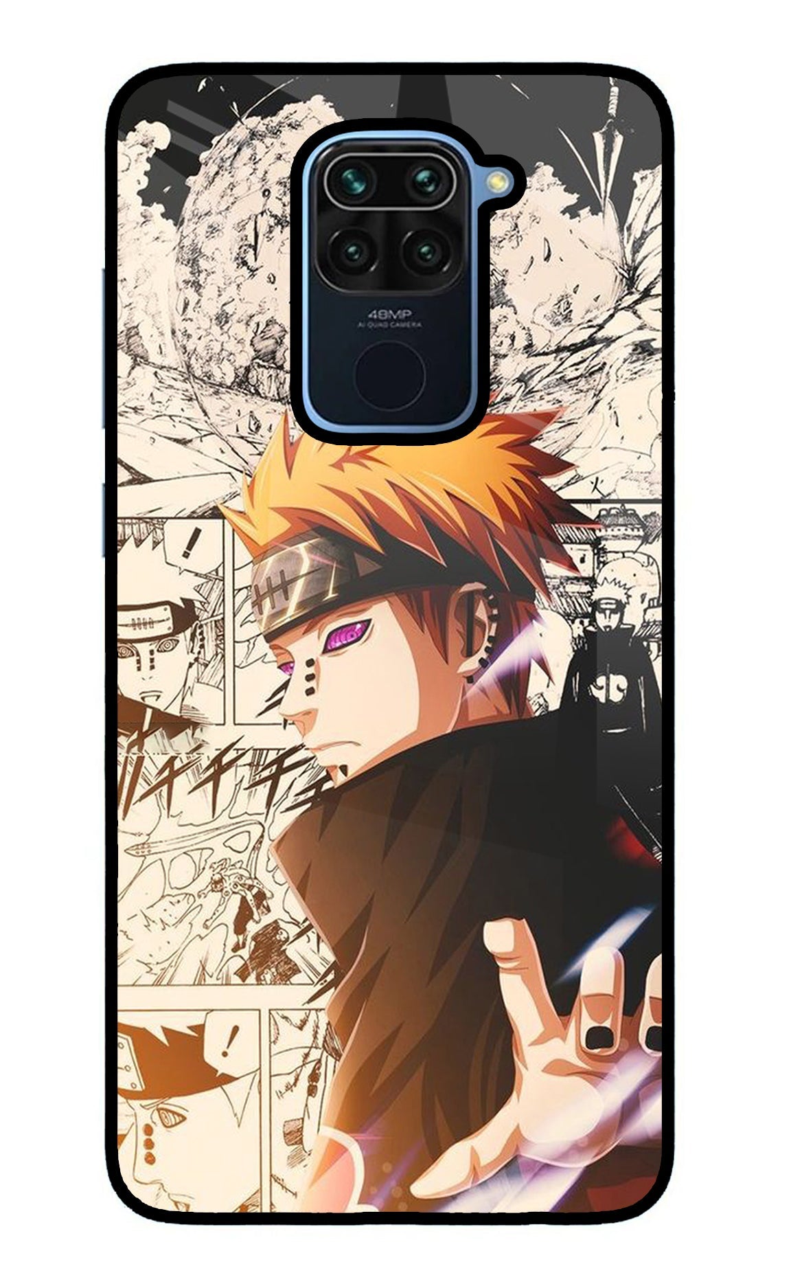 Pain Anime Redmi Note 9 Back Cover