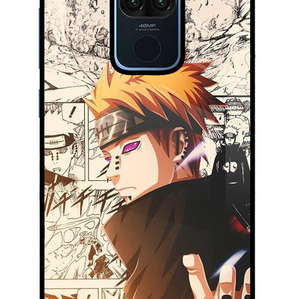 Pain Anime Redmi Note 9 Glass Case Back Cover by Casekaro