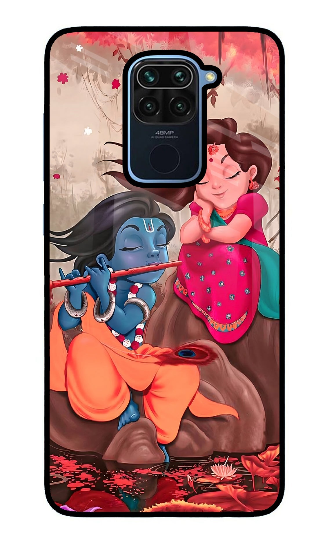 Radhe Krishna Redmi Note 9 Back Cover