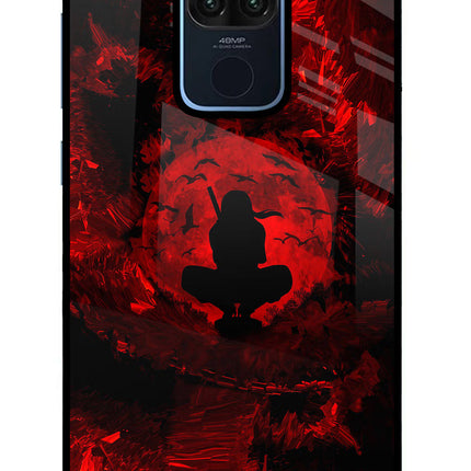 Itachi Uchiha Redmi Note 9 Glass Case