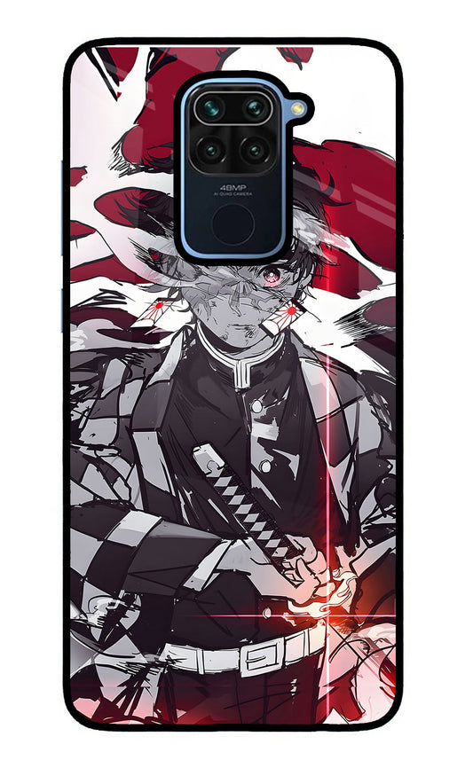 Demon Slayer Redmi Note 9 Glass Case