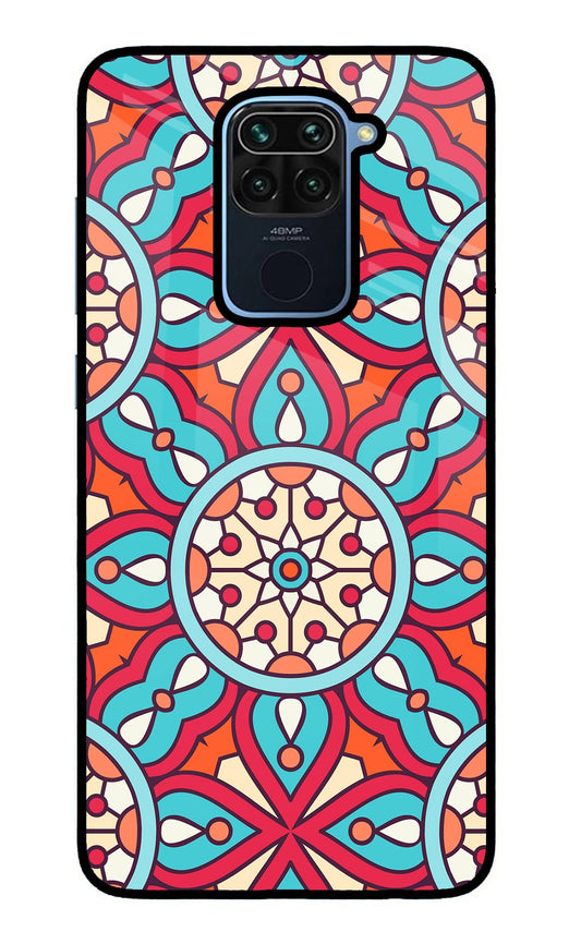 Mandala Geometric Redmi Note 9 Glass Case