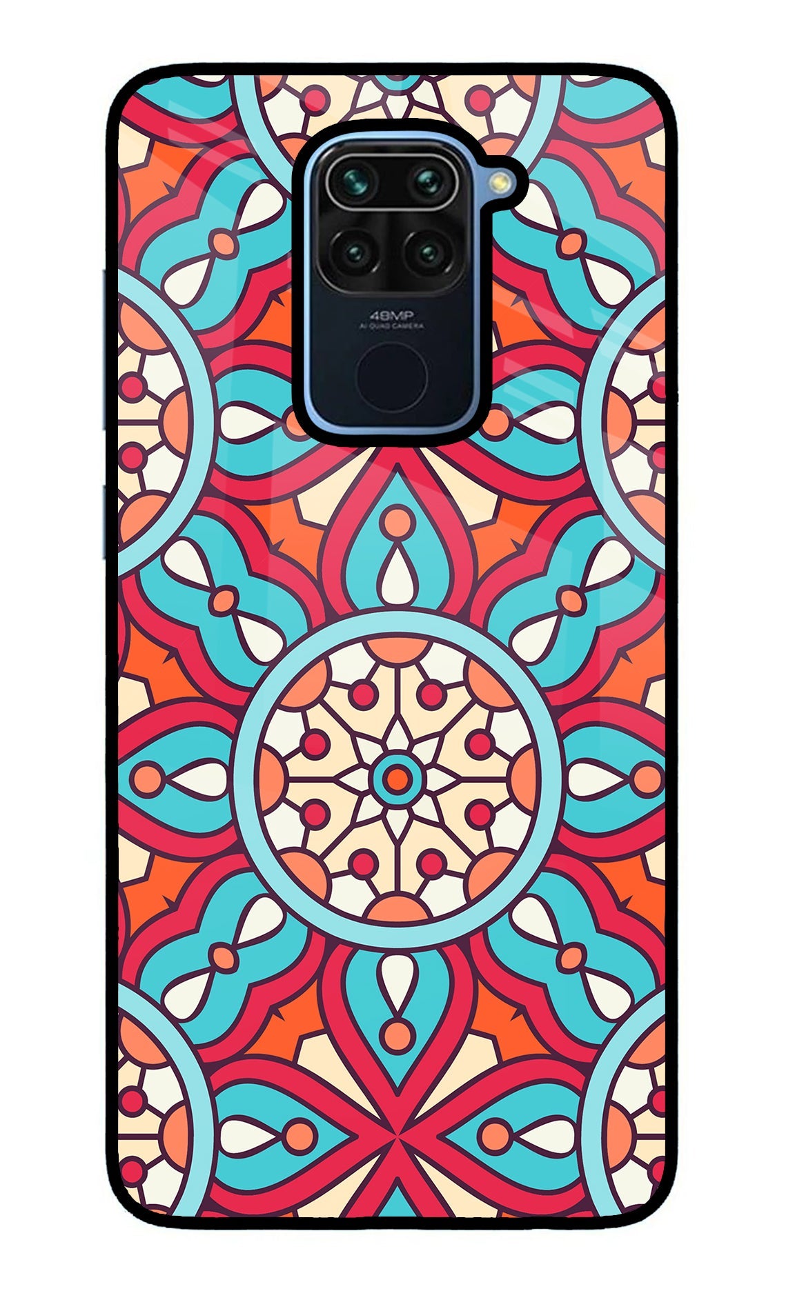 Mandala Geometric Redmi Note 9 Back Cover