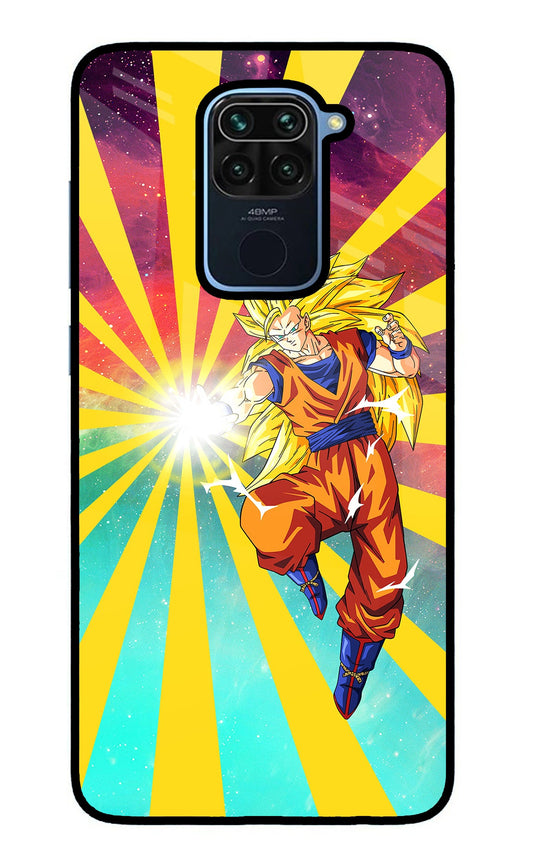 Goku Super Saiyan Redmi Note 9 Glass Case