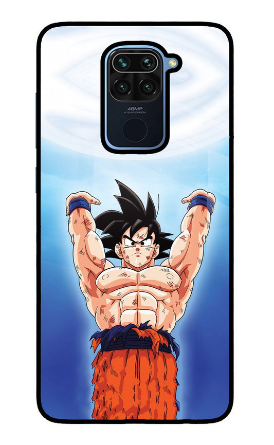 Goku Power Redmi Note 9 Glass Case