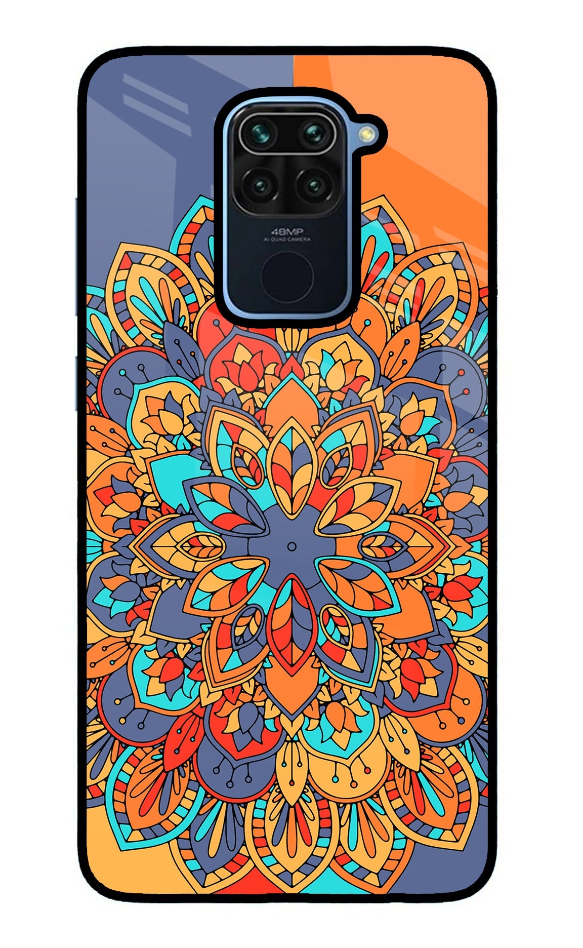 Color Mandala Redmi Note 9 Back Cover