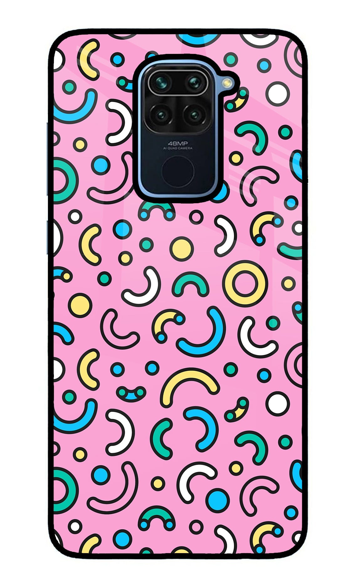 Memphis Design Redmi Note 9 Back Cover