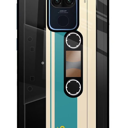 Cassette Redmi Note 9 Glass Case Back Cover by Casekaro