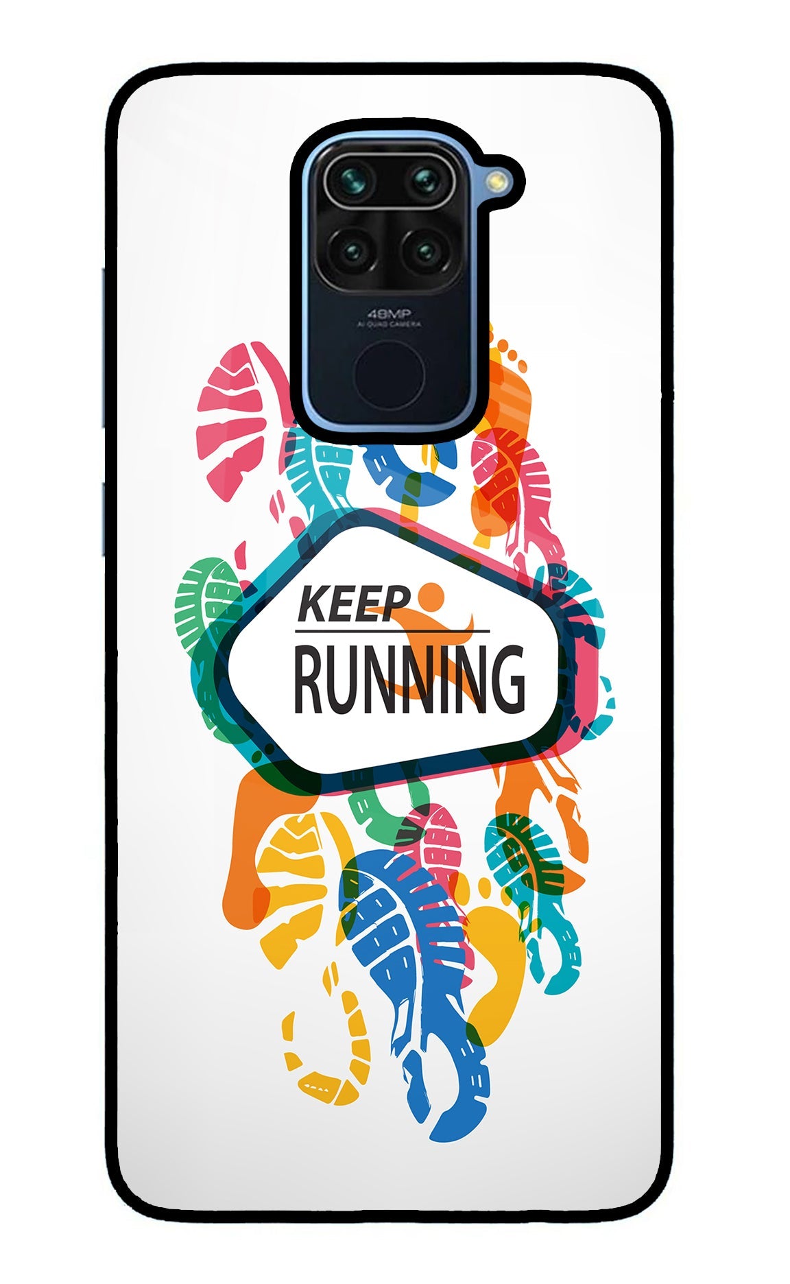 Keep Running Redmi Note 9 Back Cover