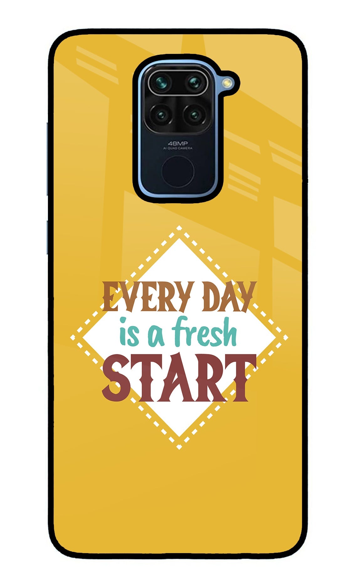 Every day is a Fresh Start Redmi Note 9 Back Cover