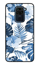 Fabric Art Redmi Note 9 Glass Case Back Cover by Casekaro