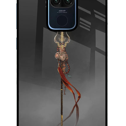 Shiv Trishul Redmi Note 9 Glass Case