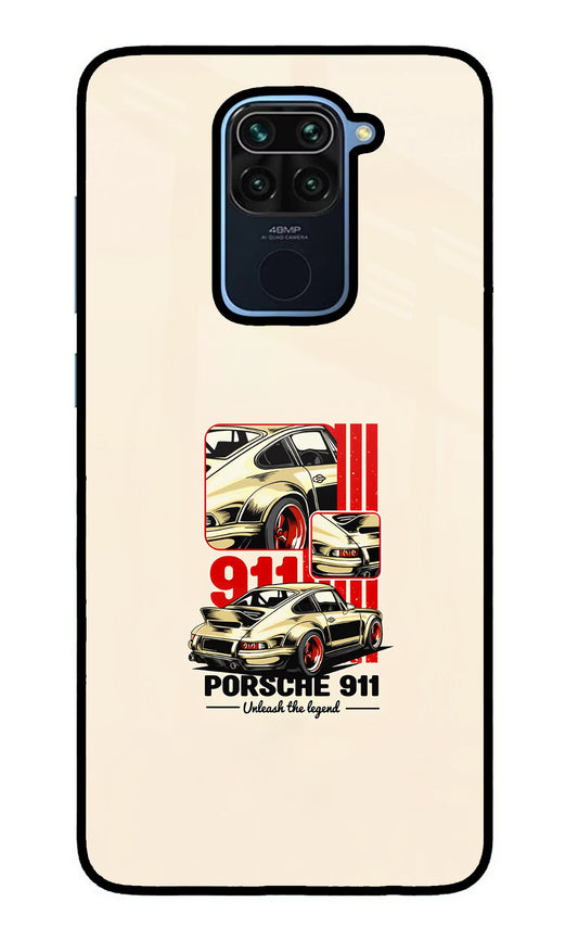 Classic Porsche 911 Redmi Note 9 Glass Case
