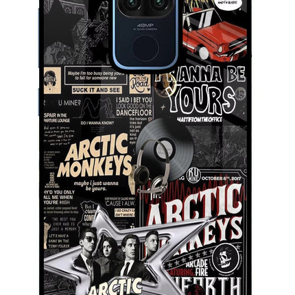 Arctic Monkeys Redmi Note 9 Glass Case
