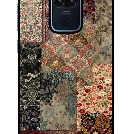 Desi Print Redmi Note 9 Glass Case Back Cover by Casekaro