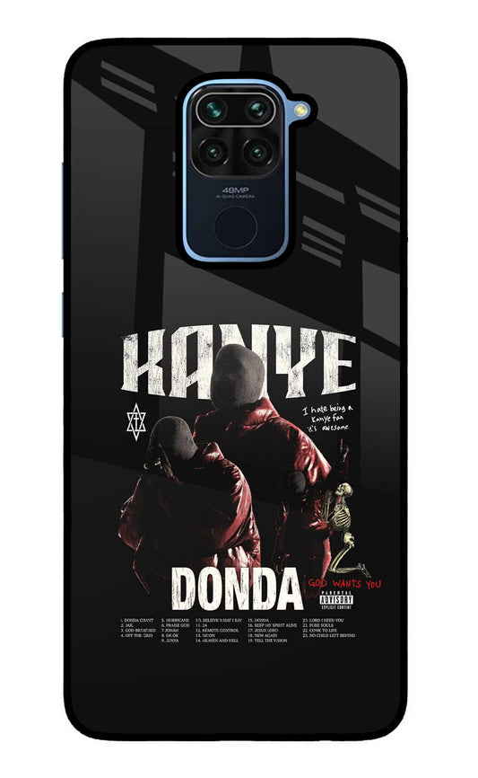 Donda Kanye West Redmi Note 9 Glass Case