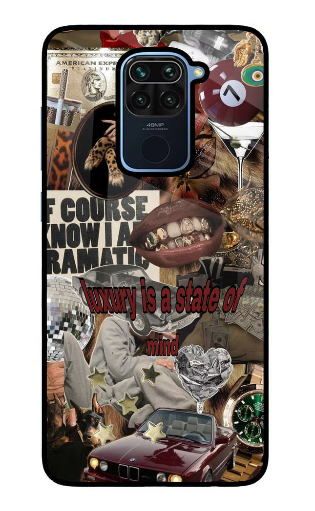 Luxury Redmi Note 9 Glass Case