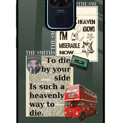 The Smiths Redmi Note 9 Glass Case