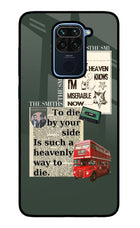 The Smiths Redmi Note 9 Glass Case