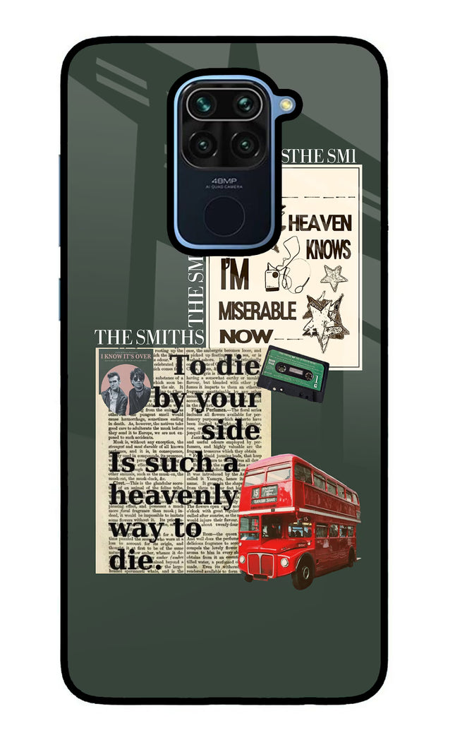 The Smiths Redmi Note 9 Glass Case