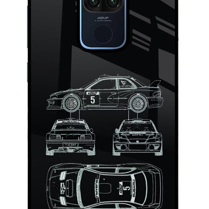 WRC'99 Redmi Note 9 Glass Case