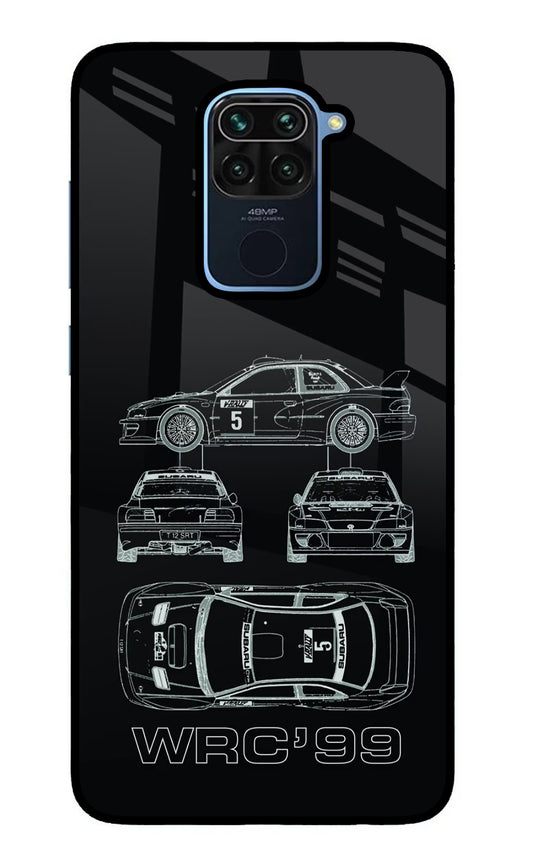 WRC'99 Redmi Note 9 Glass Case