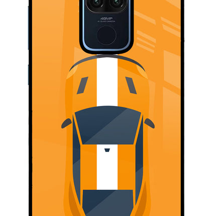 Highway Pursuit Redmi Note 9 Glass Case