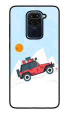 Mountain Trail Beast Redmi Note 9 Glass Case