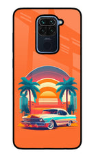 Palm Drive 80s Redmi Note 9 Glass Case