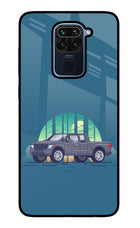 Retro Garage Vibe Redmi Note 9 Glass Case