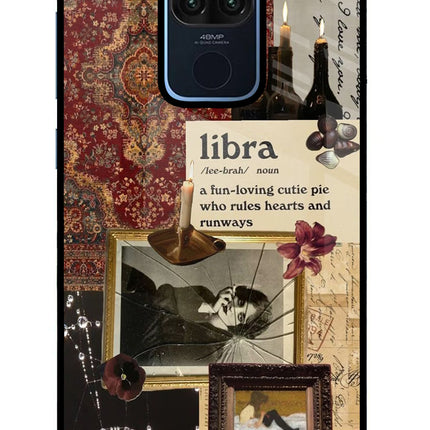 Libra Zodiac Redmi Note 9 Glass Case