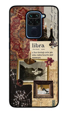 Libra Zodiac Redmi Note 9 Glass Case