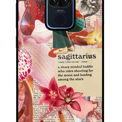 Sagittarius Zodiac Redmi Note 9 Glass Case