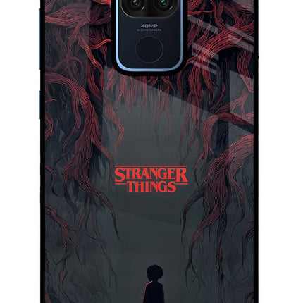 Ordinary Things Dark Side Redmi Note 9 Glass Case Back Cover by Casekaro