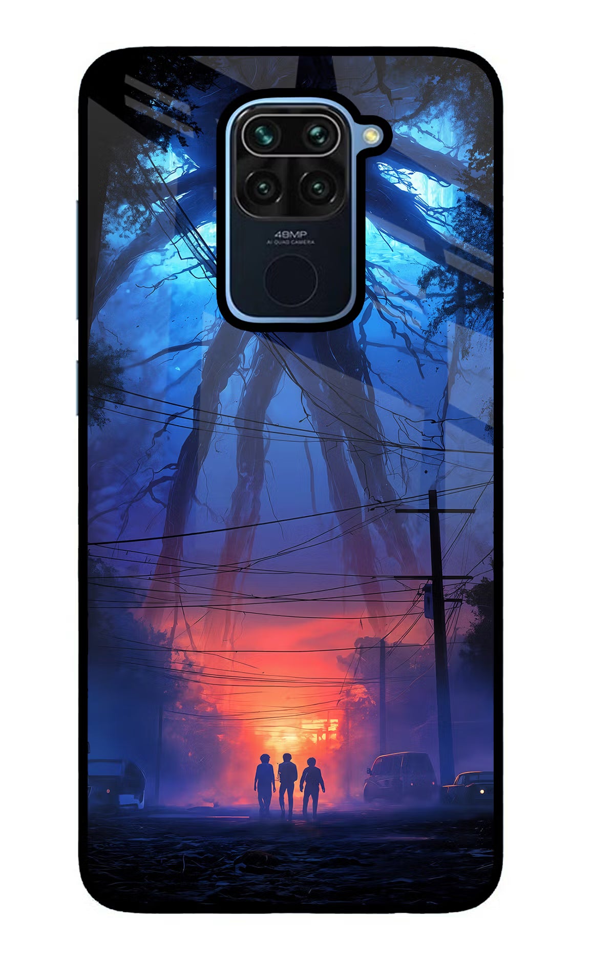 Ordinary Things Shadow Redmi Note 9 Glass Case Back Cover by Casekaro