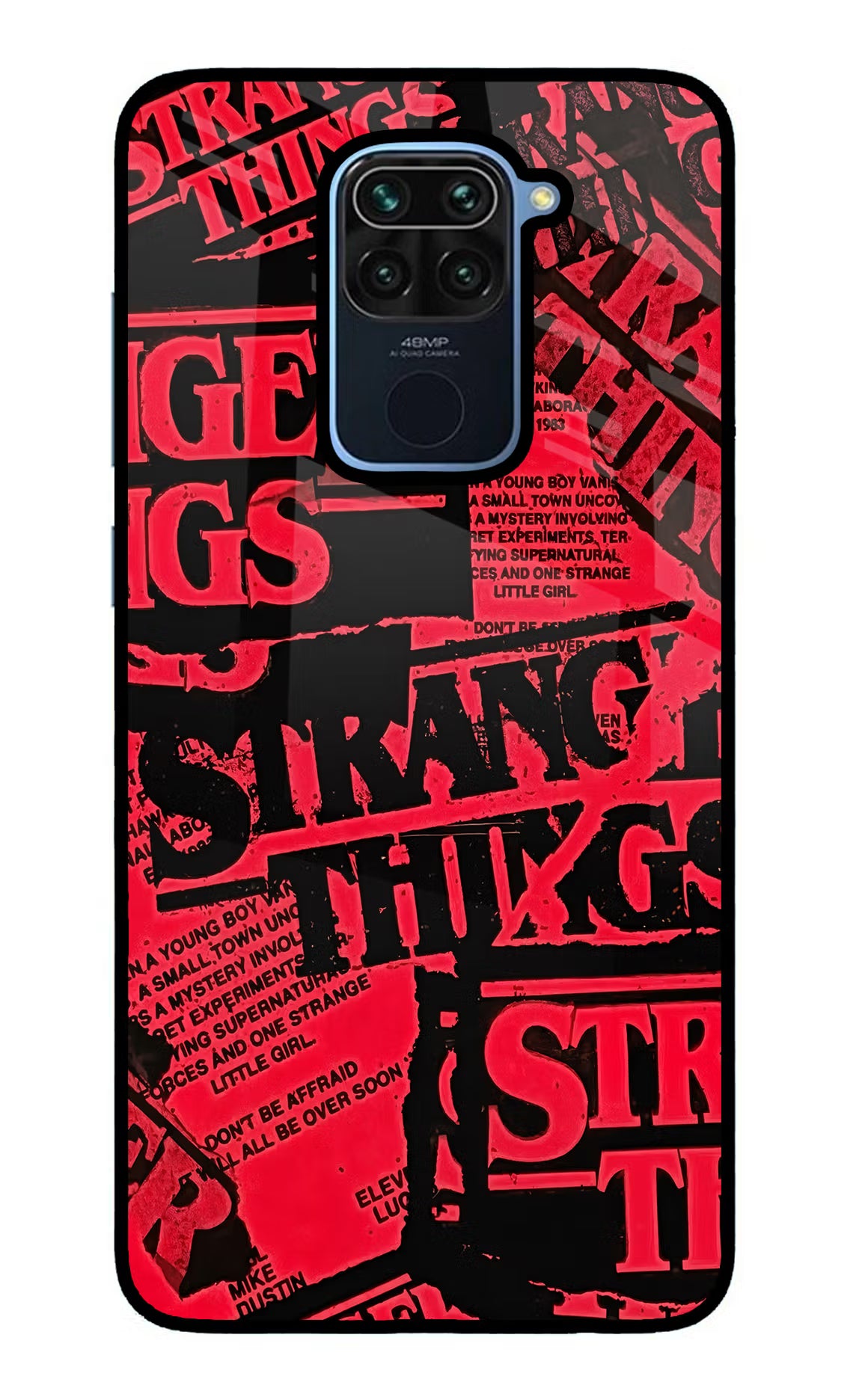 Ordinary Things Redmi Note 9 Glass Case Back Cover by Casekaro