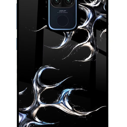 Chrome Tribal Redmi Note 9 Glass Case Back Cover by Casekaro