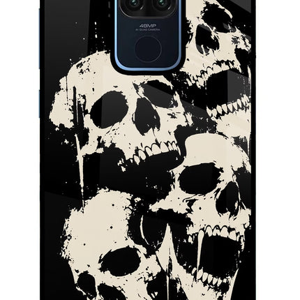 Dead Stack Redmi Note 9 Glass Case Back Cover by Casekaro